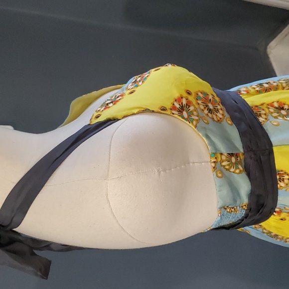 Moulinette Soeurs woman's yellow silk dress size 2 - Picture 17 of 17